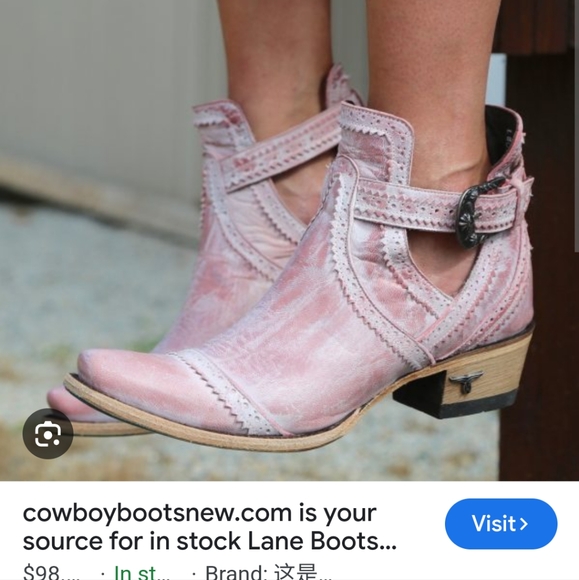 ISO ....ISO....Lane Cahoots Booties 6/6.5 - Picture 2 of 2